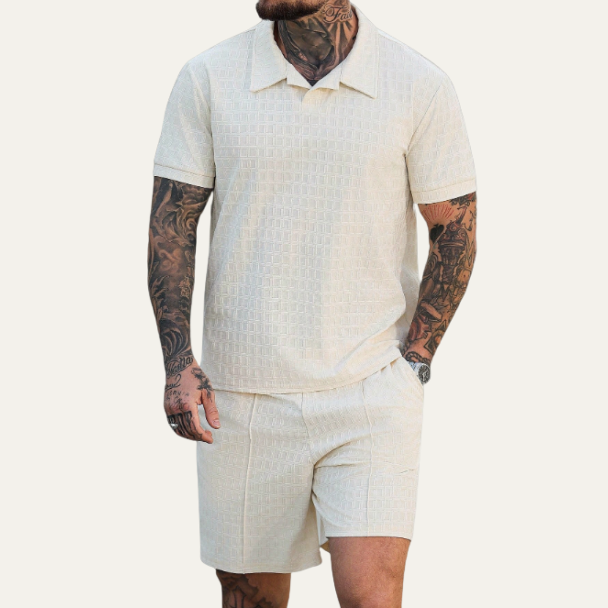 The Rivermoor Men’s Trendy Co Ord Set – Shirt & Shorts