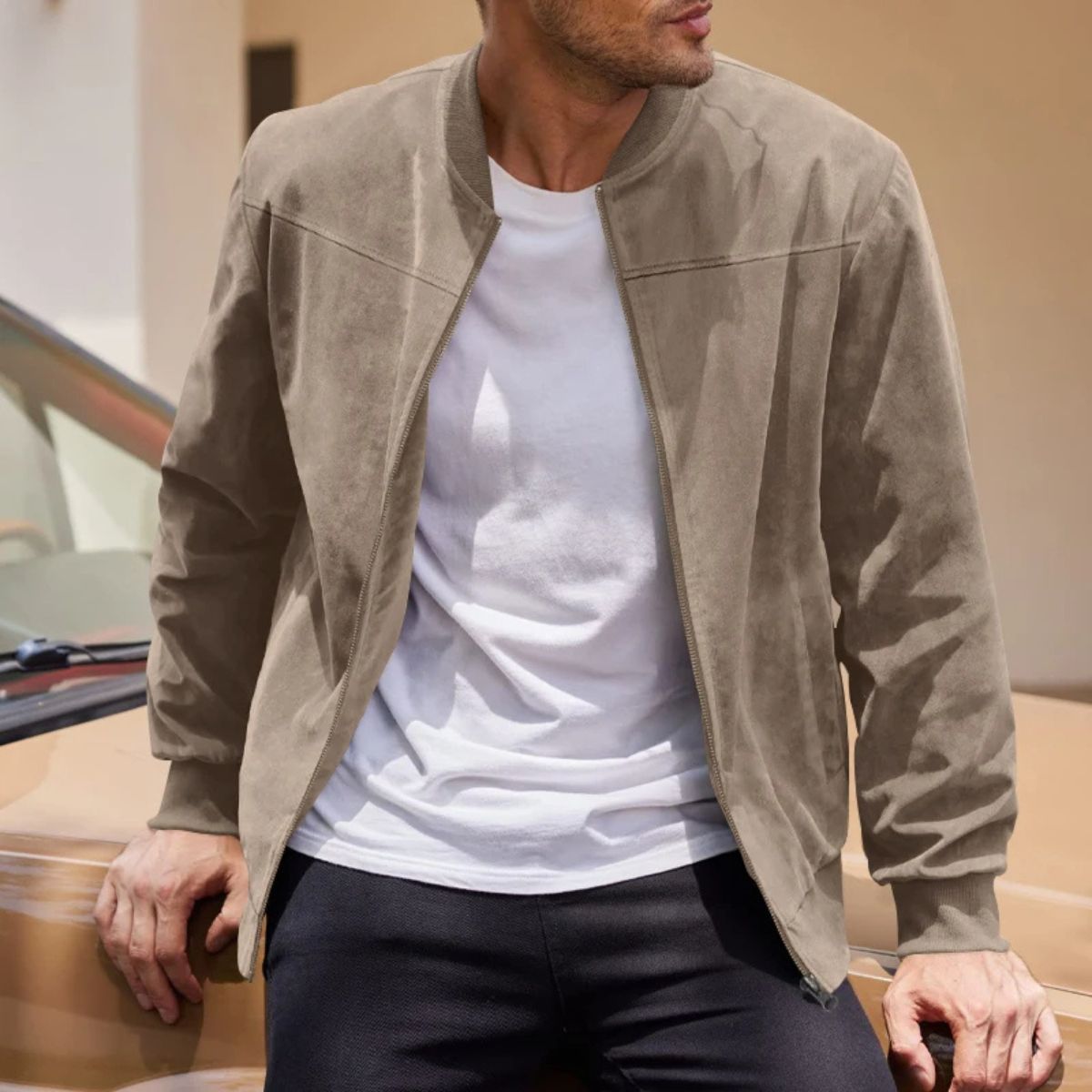 The Mayfair Suede Casual Jacket for Men