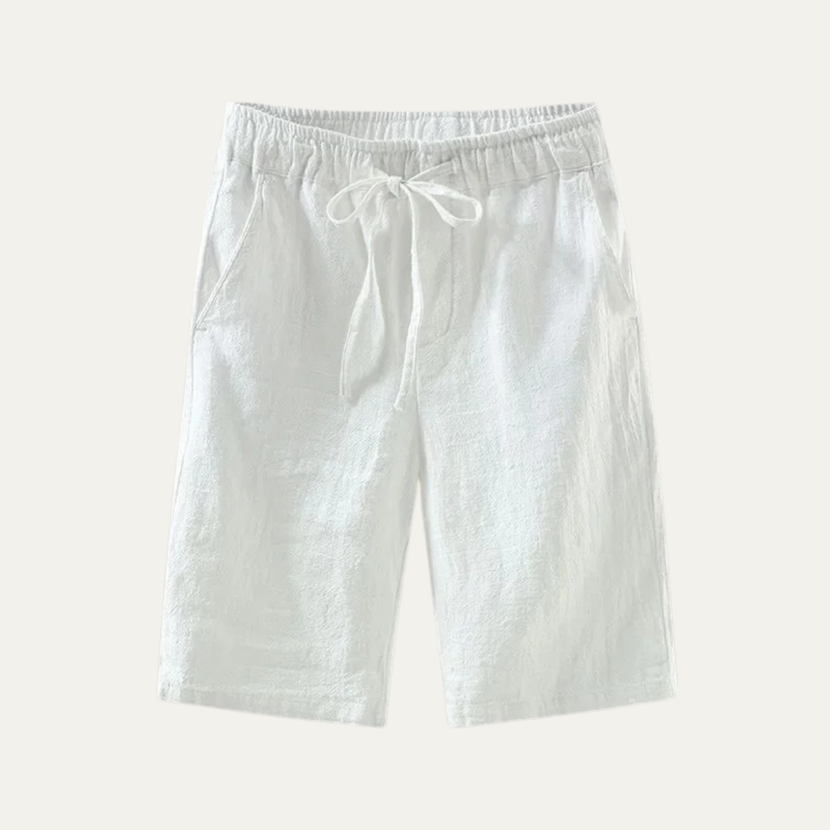 The Glenlake Men’s Lightweight Linen Beach Shorts