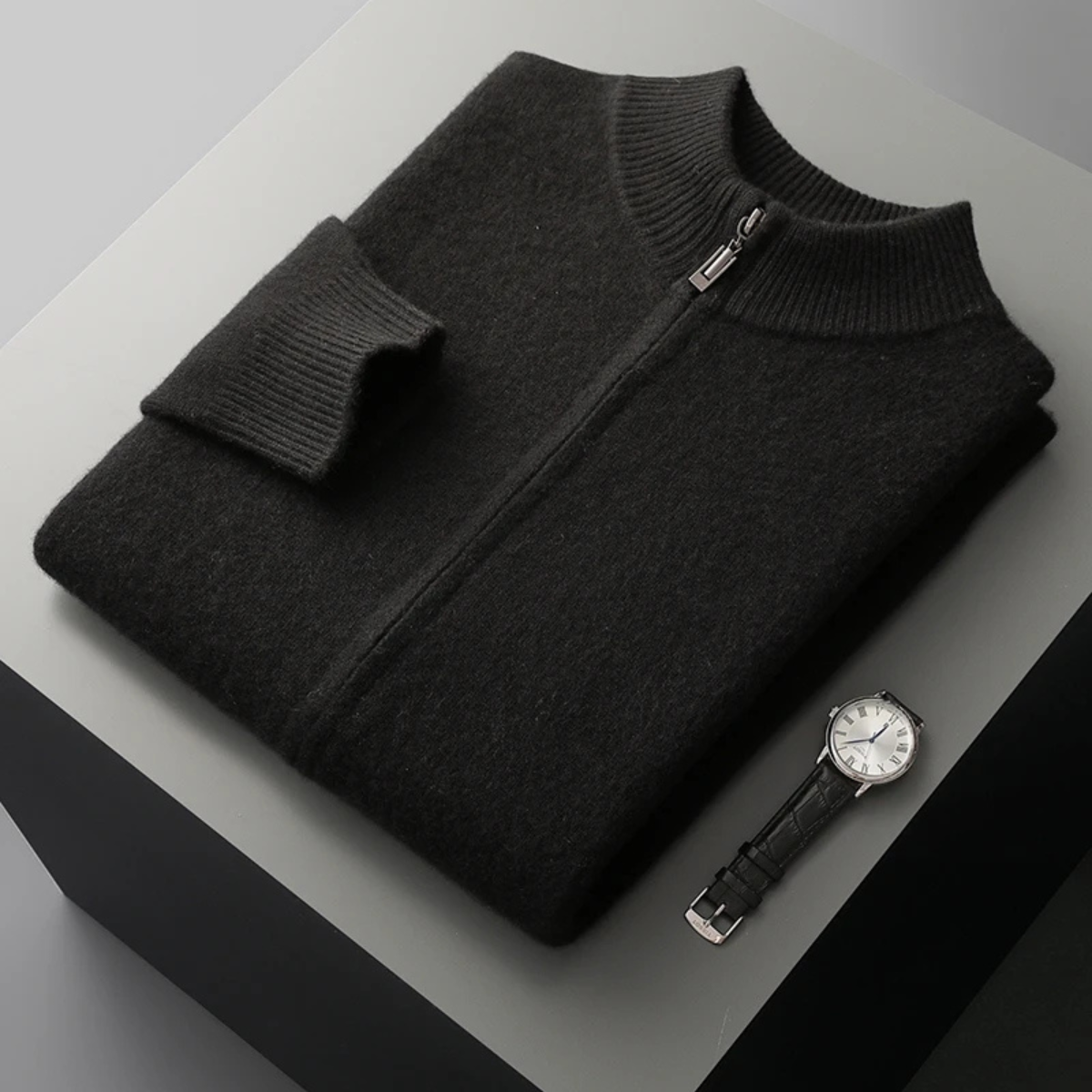 The Oldmarket Sweater – Men's 100% Soft Luxury Wool Knit Cardigan