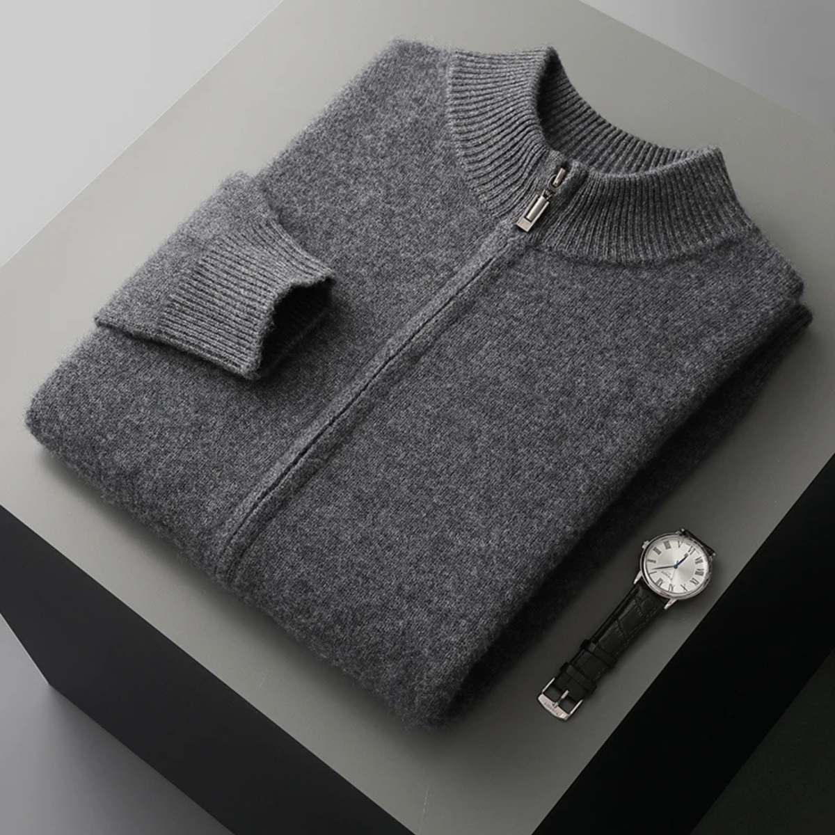 The Oldmarket Sweater – Men's 100% Soft Luxury Wool Knit Cardigan