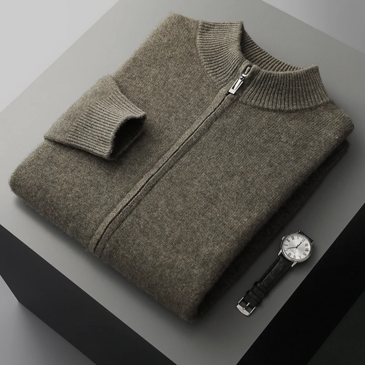 The Oldmarket Sweater – Men's 100% Soft Luxury Wool Knit Cardigan
