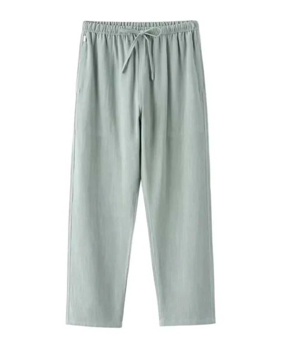 The Hudson Men's Relaxed Fit Linen Drawstring Pants