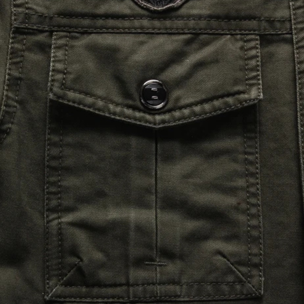 The Siena Men's Casual Army Military Cargo Jacket