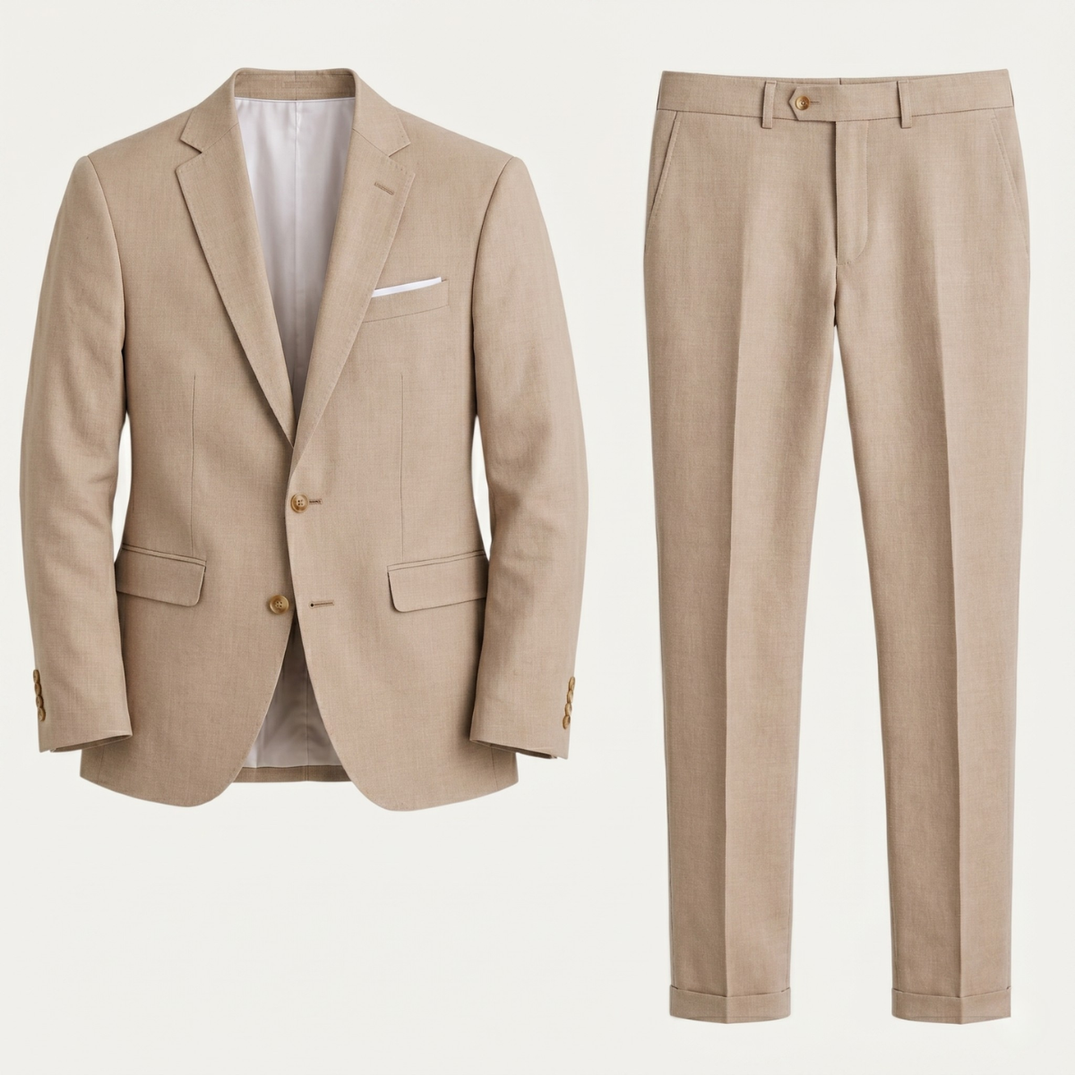 The Brescia Men’s Two Piece Suit – Slim Fit Blazer and Pants Formal Set