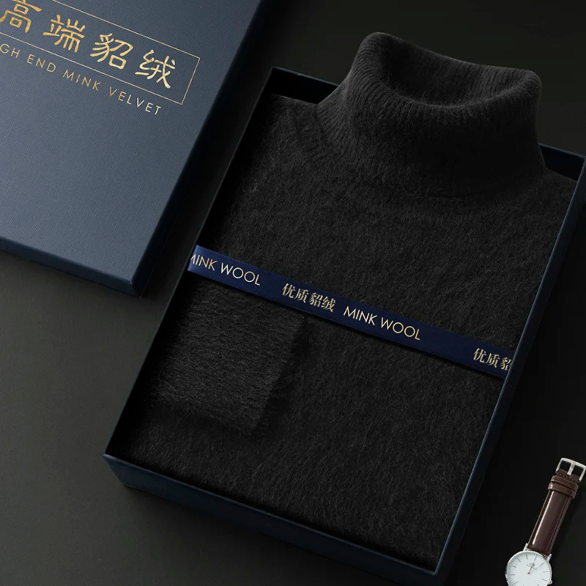 The Rosehaven Sweater – Men's 100% Soft Luxury Wool Knit Sweater