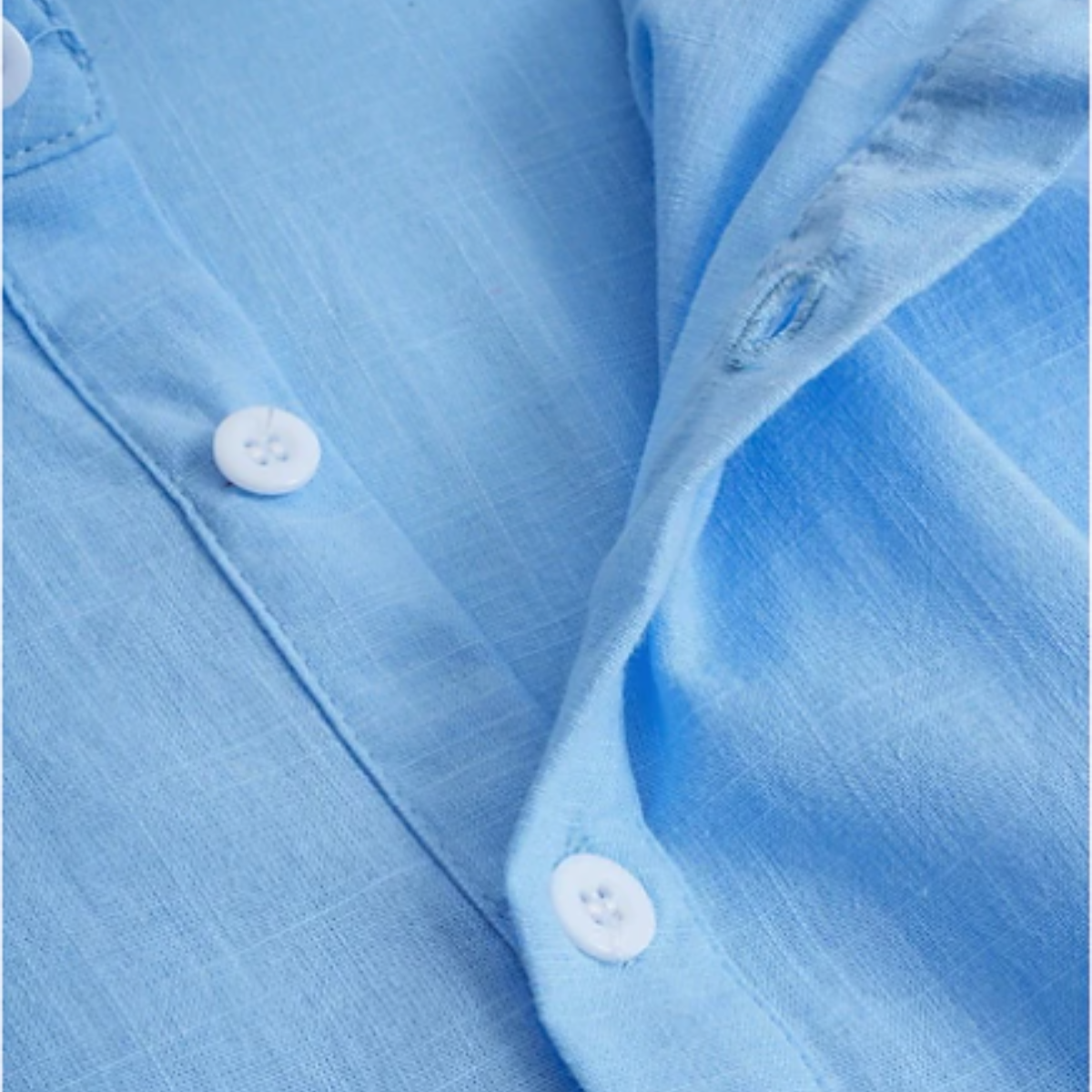 The Ridgebrook Park Men's Breathable Linen Summer Casual Button Up Shirt