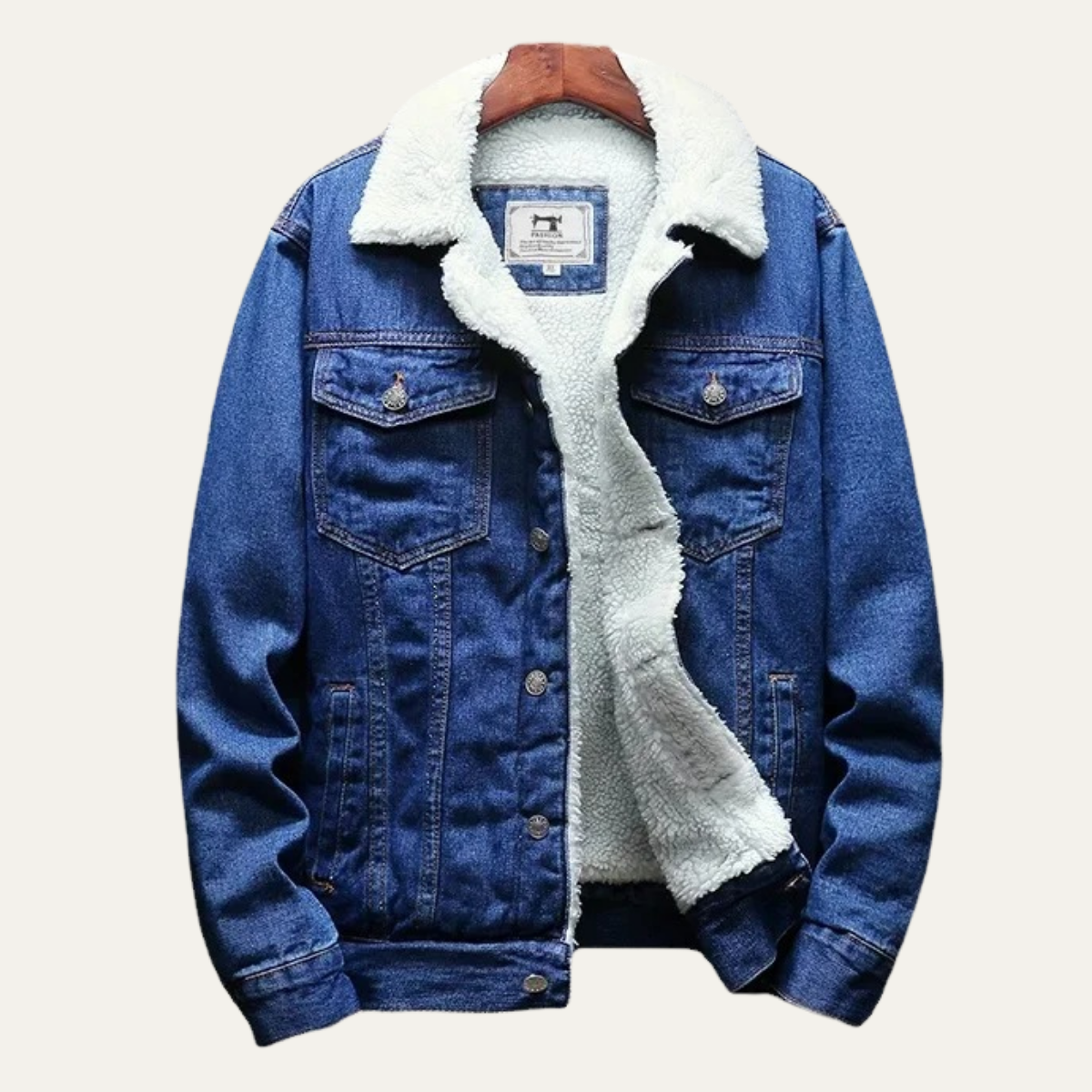 The Kilmarnock Men's Fleece Lined Denim Winter Jacket