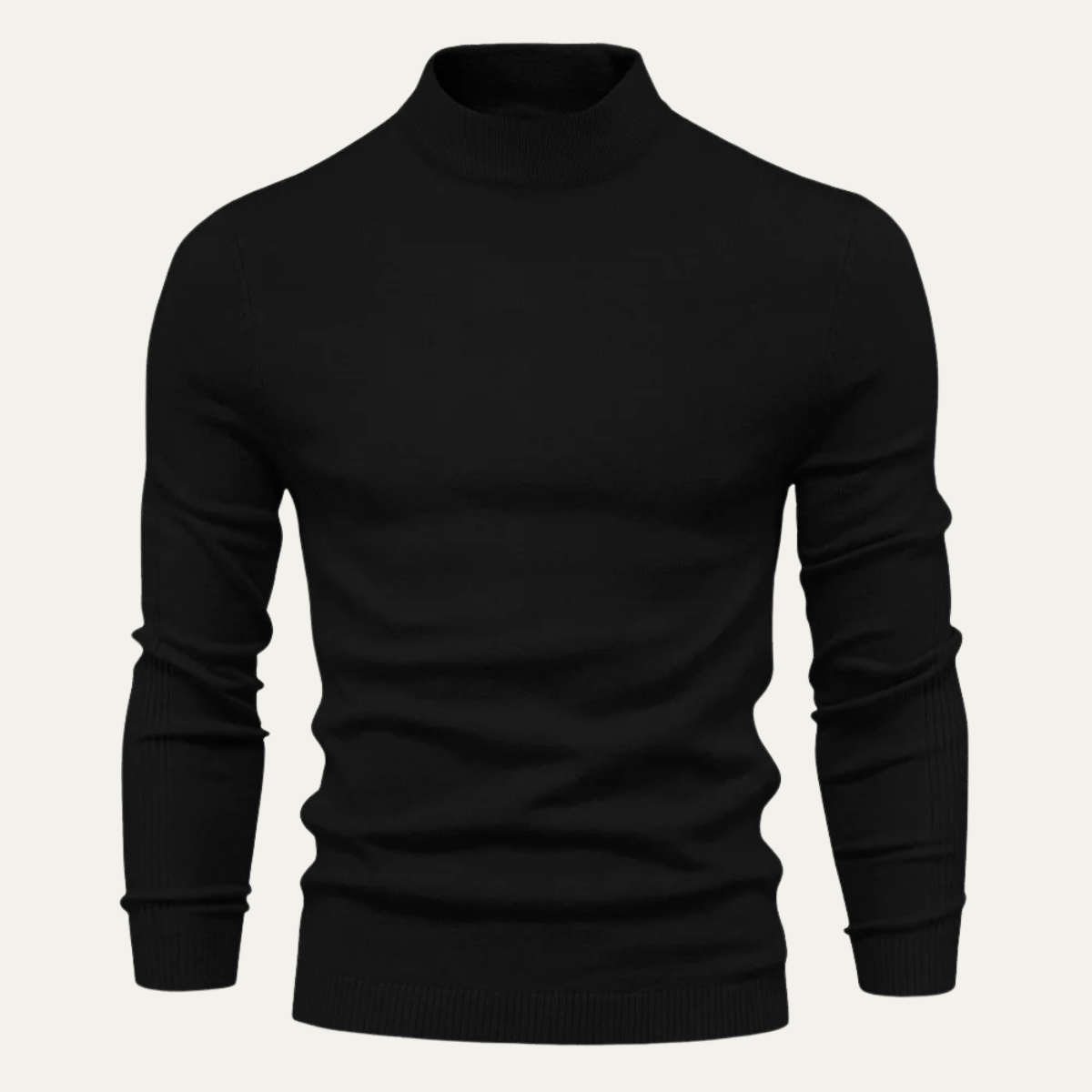The Caernarfon Men's Slim Fit Turtleneck Casual Sweater