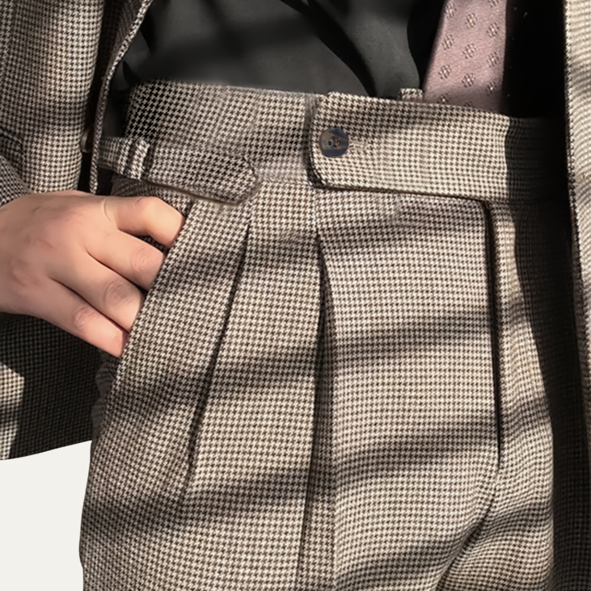 The Teneriffe Men’s Classic Tailored Business Dress Pants