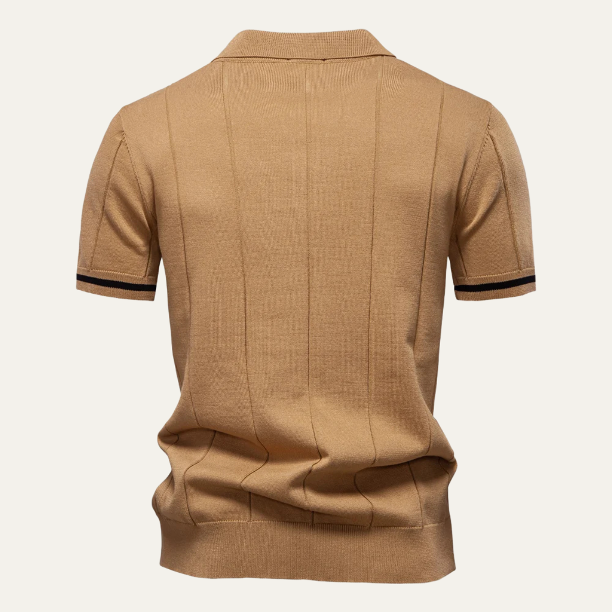 The San Marino Men’s Zip Up Slim Fit Polo Shirt