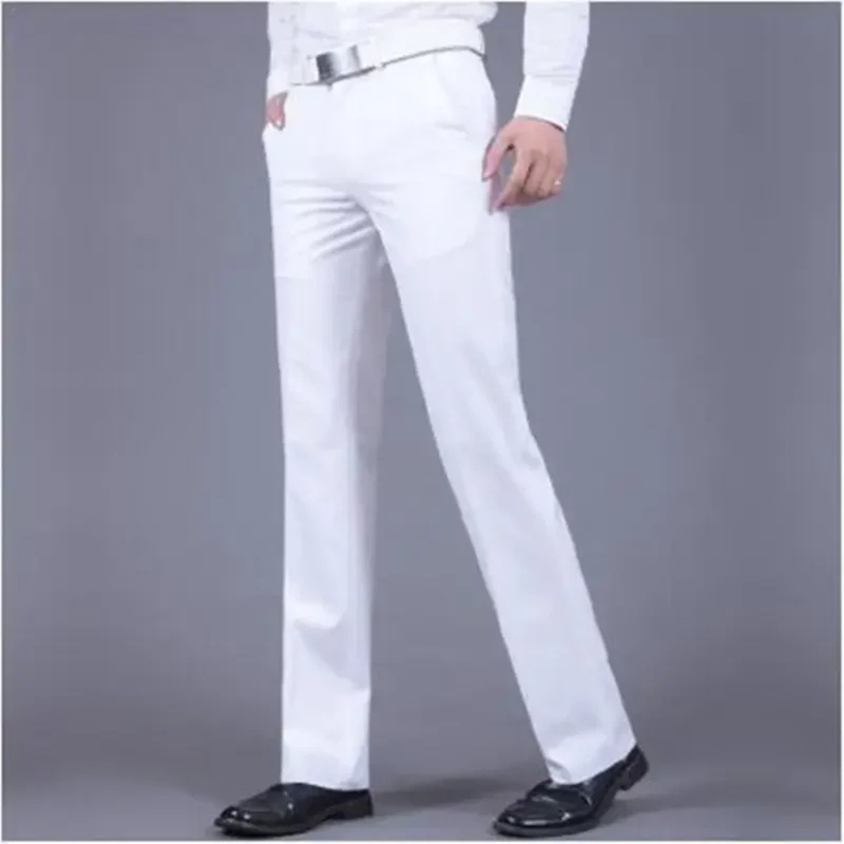 The Monza Men’s Slim Fit Wrinkle Resistant Business Dress Pants