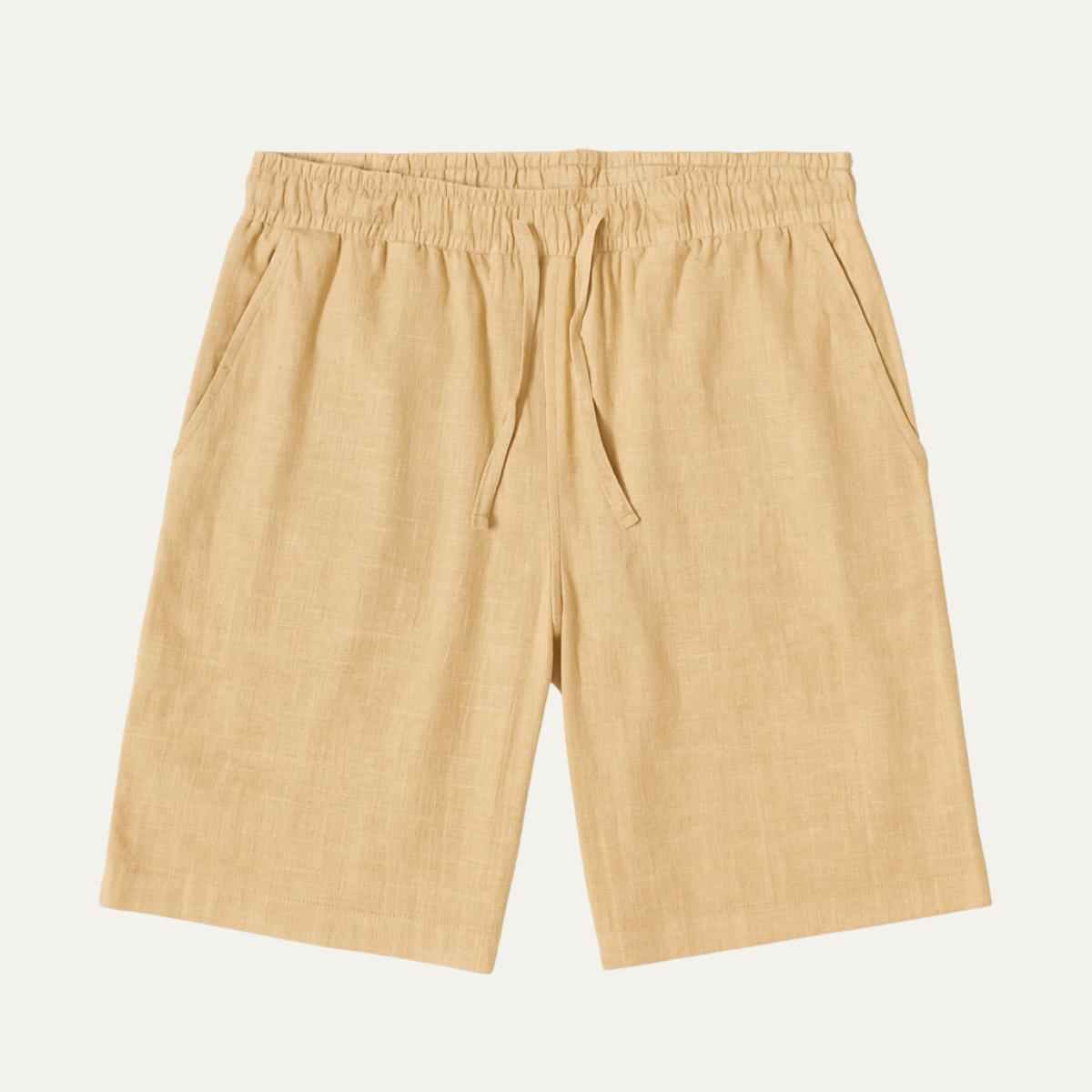 The Geneva Linen Summer Drawstring Shorts Men