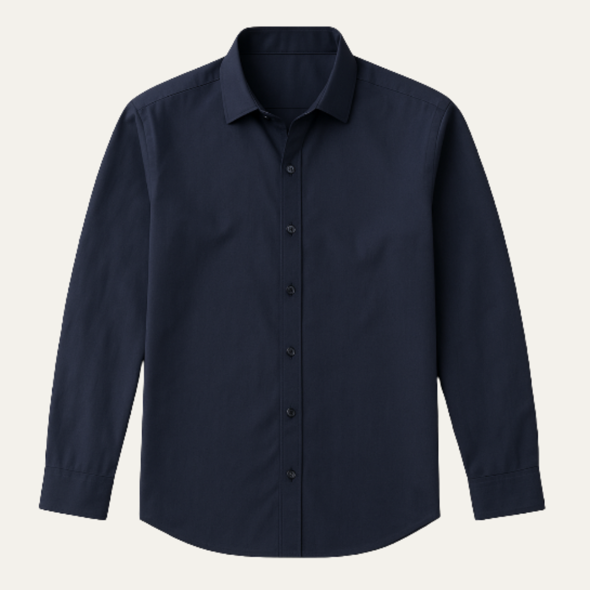 The Ashford Linen Shirt – Tailored Shirt with Contrast Buttons for Men