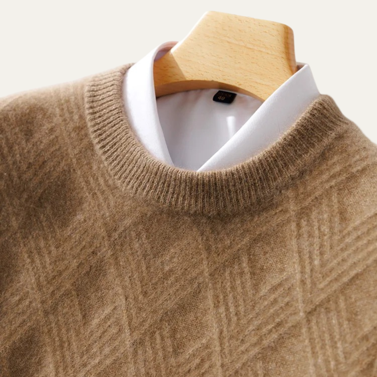 The Inverness Men’s Warm Winter Cashmere Sweater