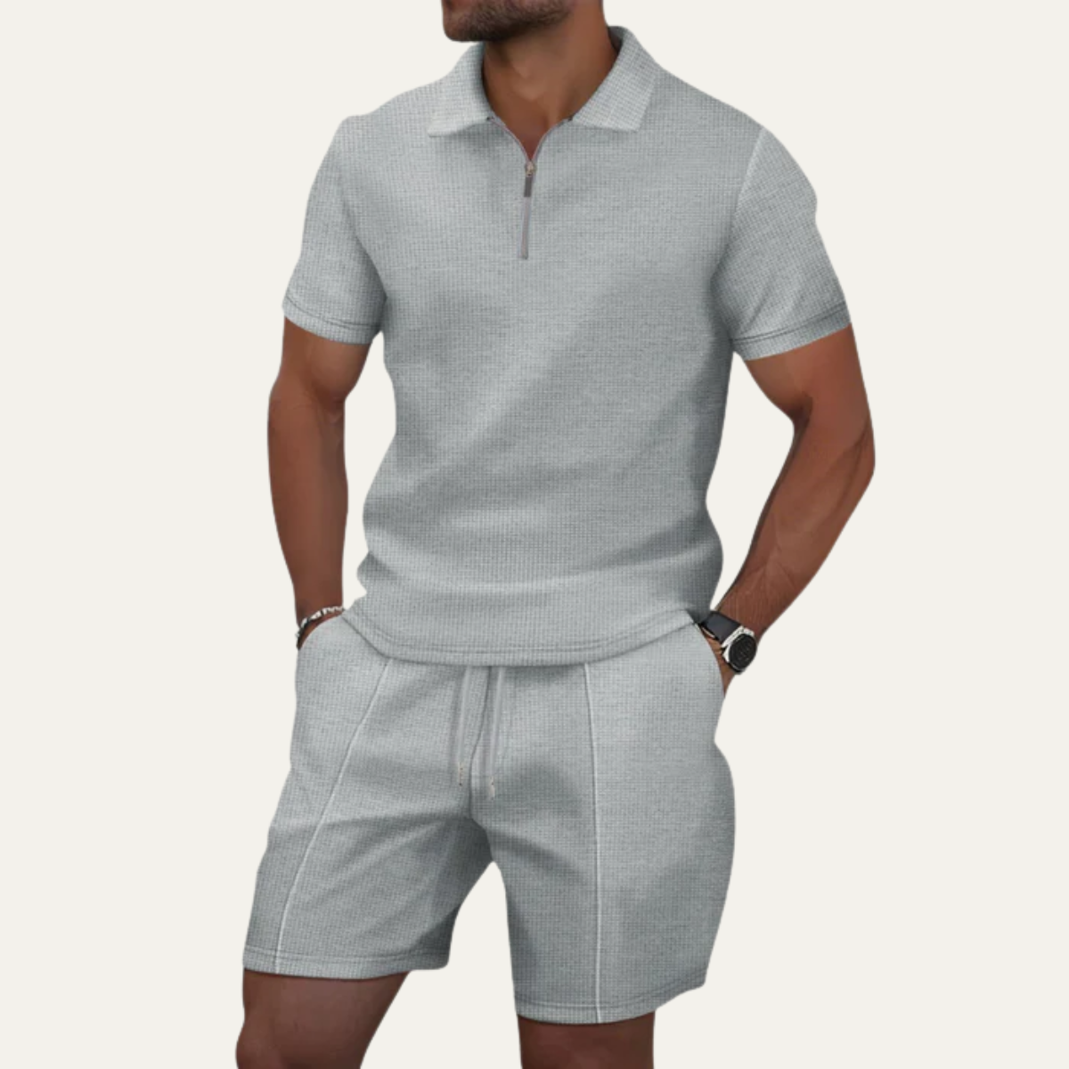 The Riccione Men’s Polo and Shorts Set