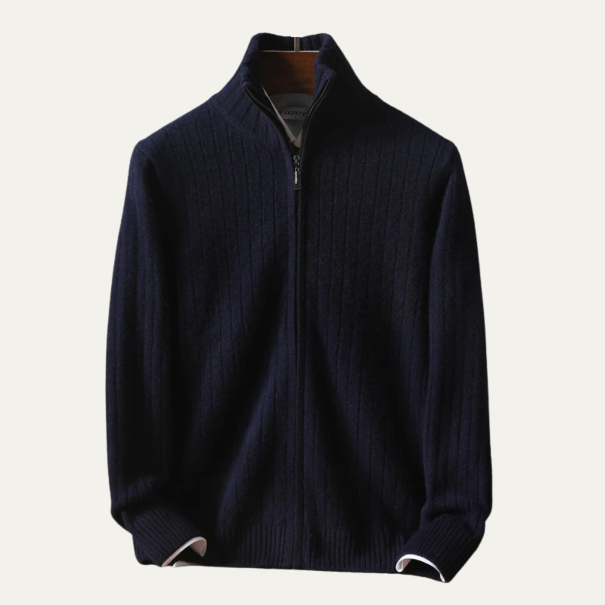 The Blackwell Men’s Winter Knit Merino Wool Zip Cardigan