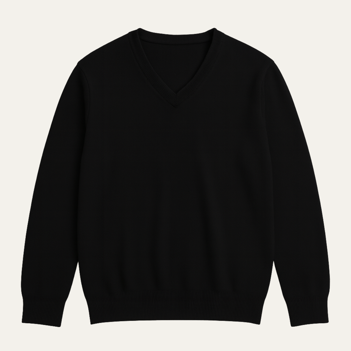 The Linfield Men's Soft Warm Knit V Neck Sweater