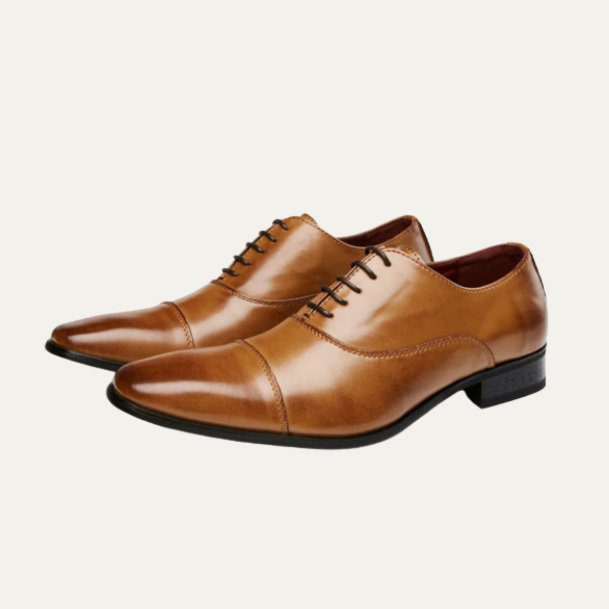 The Albright Men’s Polished Formal Lace Up Leather Dress Shoes