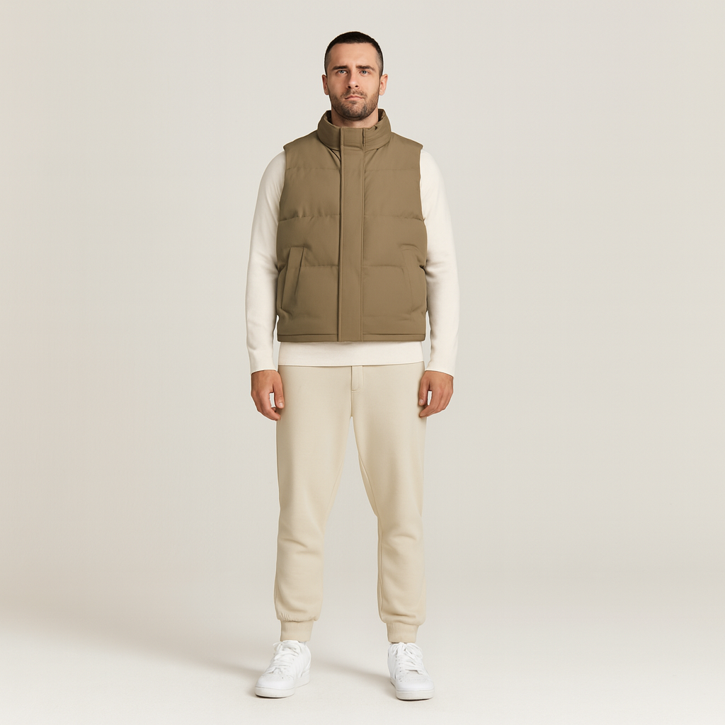 The Bellagio Men’s Puffer Quilted Vest - 2025