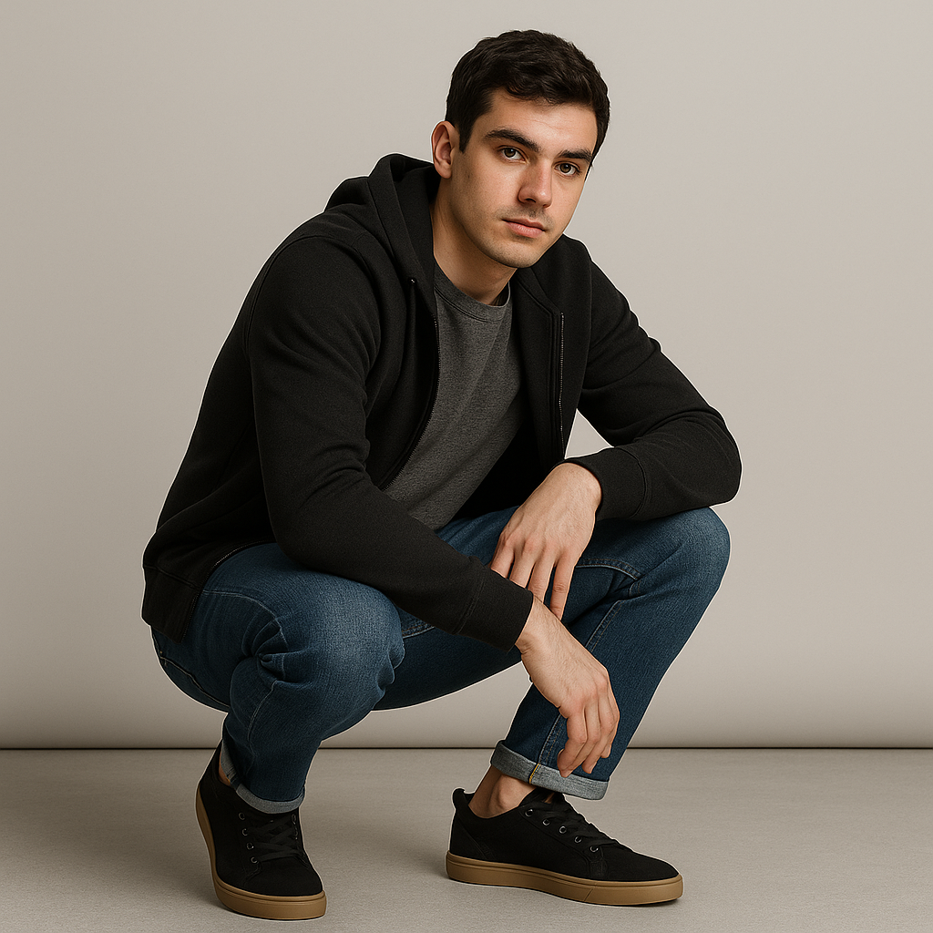 The Elston Sneaker – Men’s Canvas Lace Up Shoes