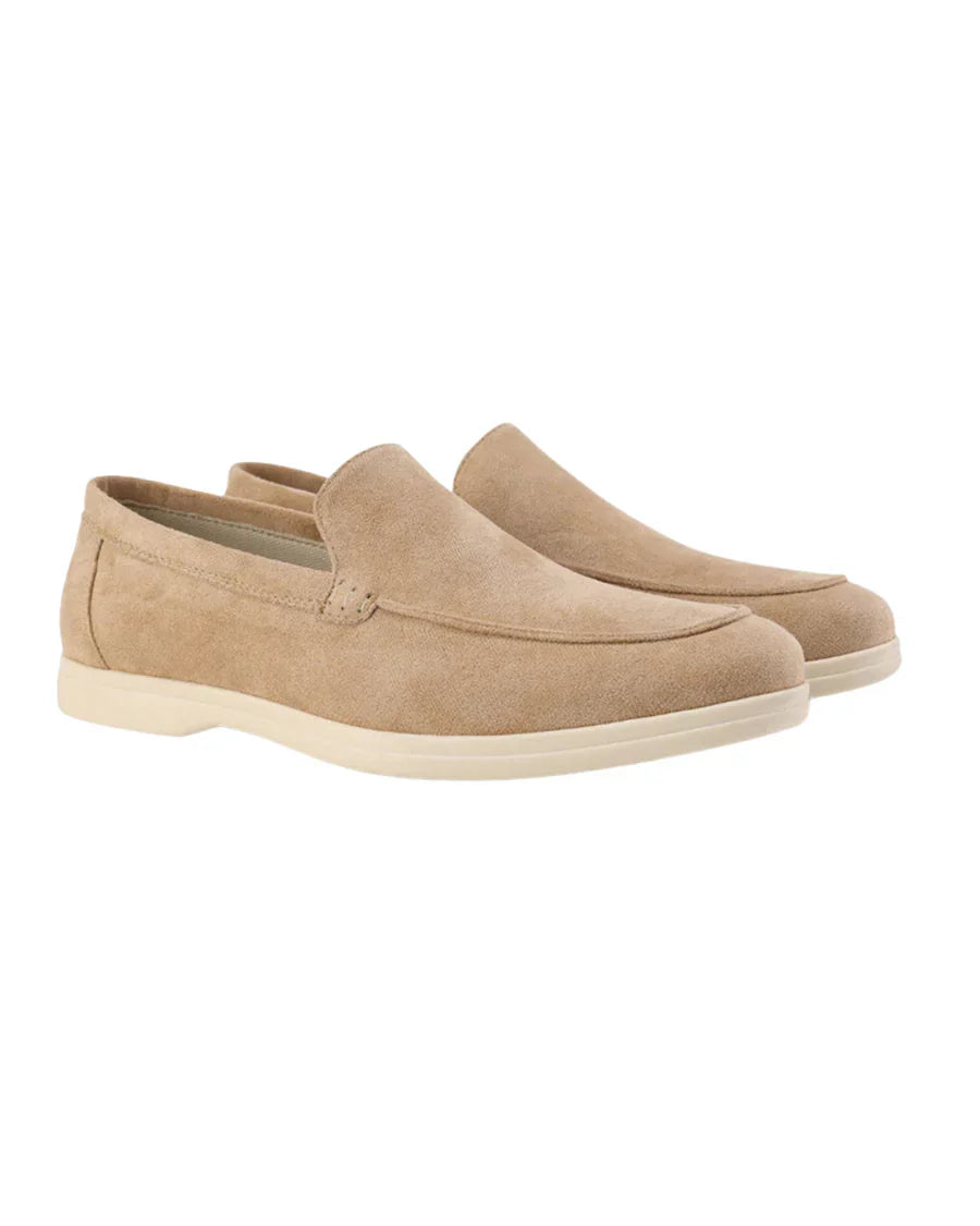 The Venetian Men's Trendy Suede Slip On Loafers
