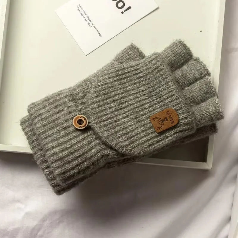 Women's Knitted Fingerless Gloves