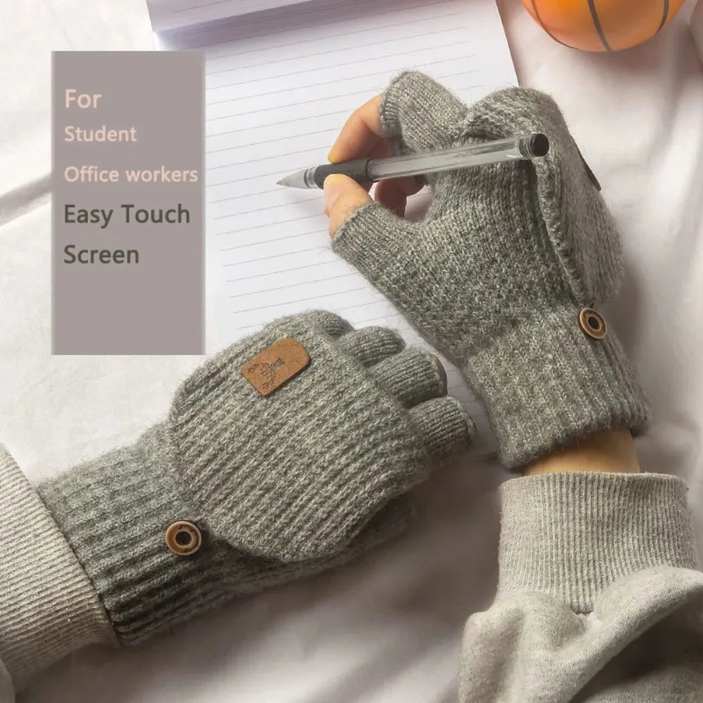 Women's Knitted Fingerless Gloves