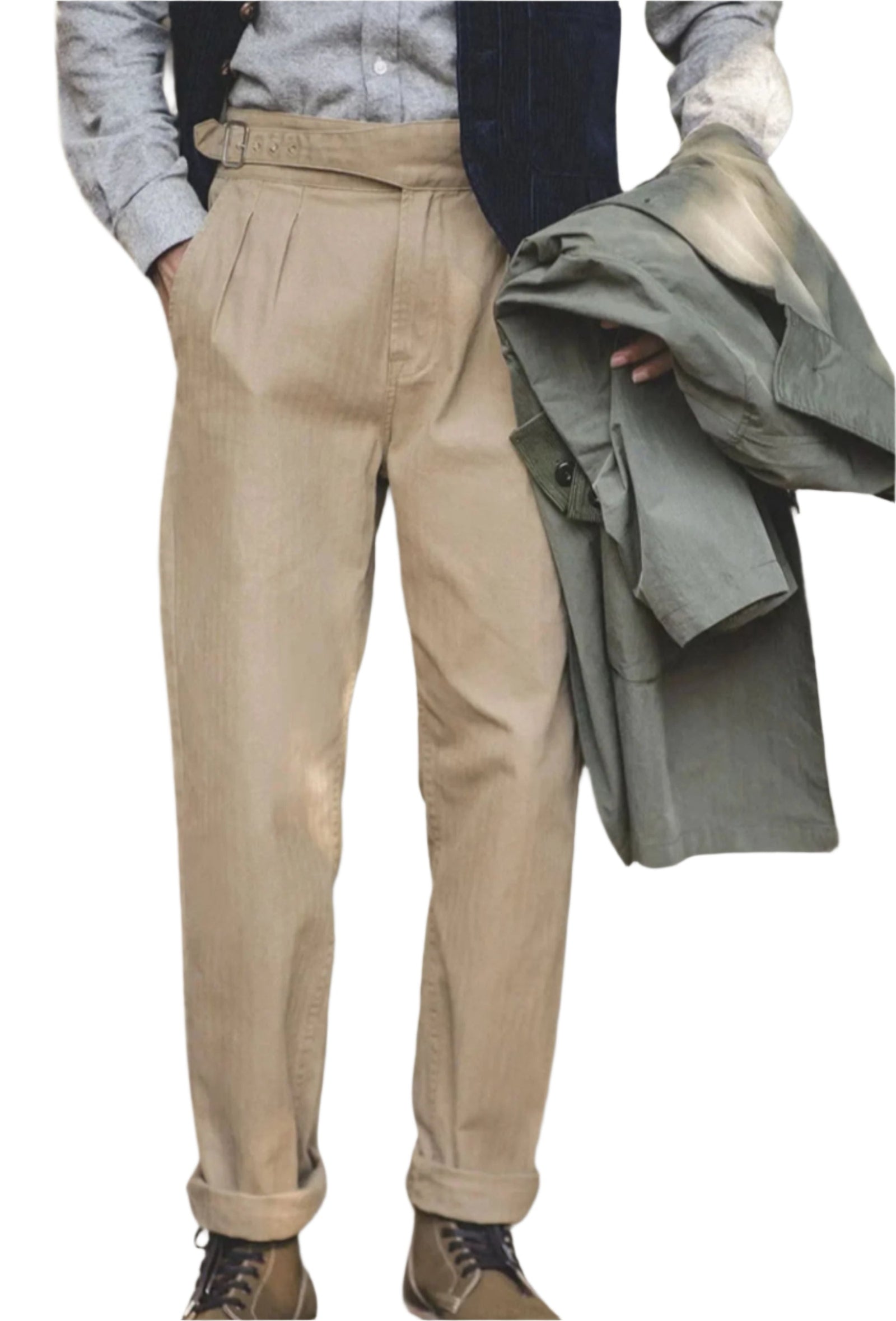 The Torino Vintage Cotton Pantalon for Men