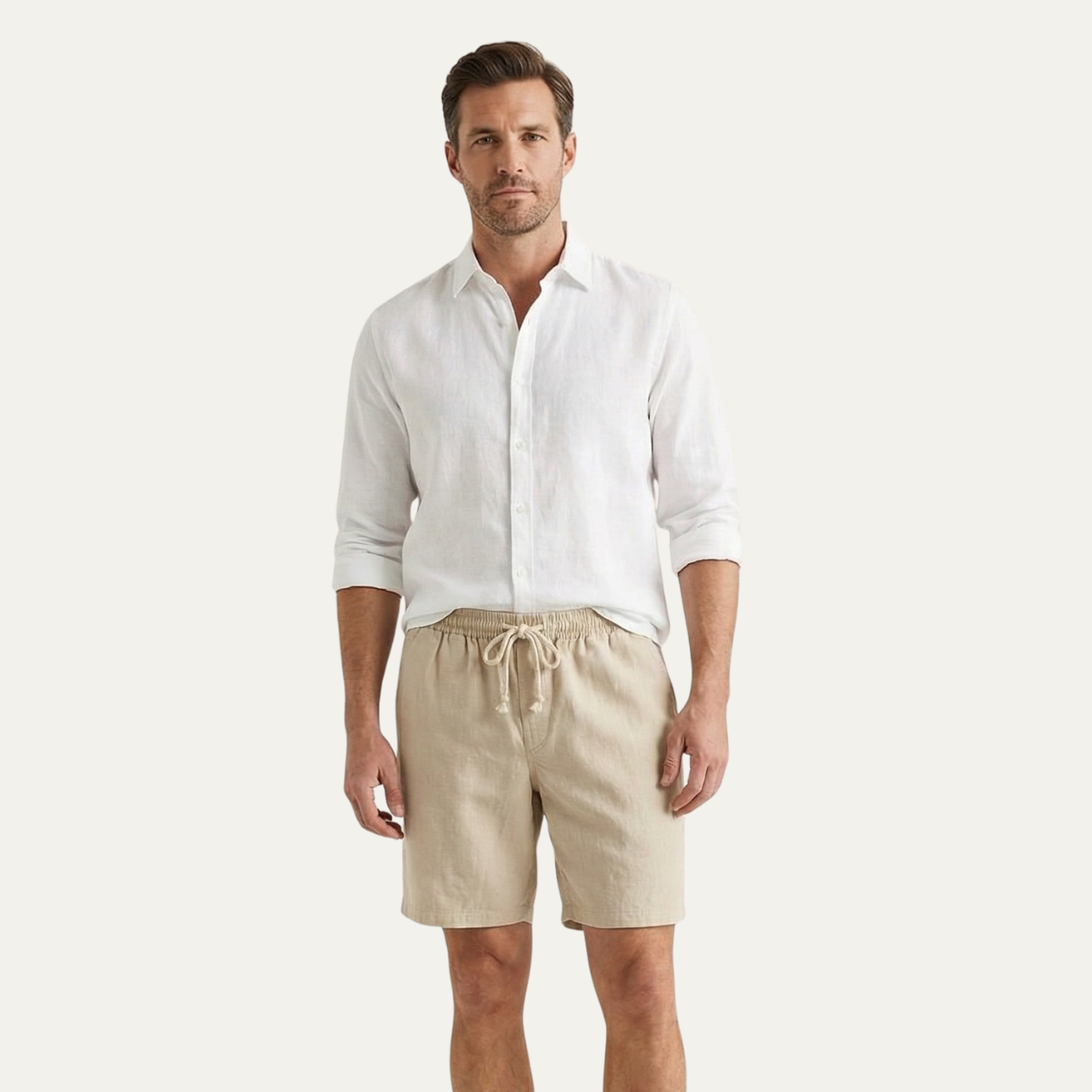 The Rowley Men's Linen Drawstring Shorts