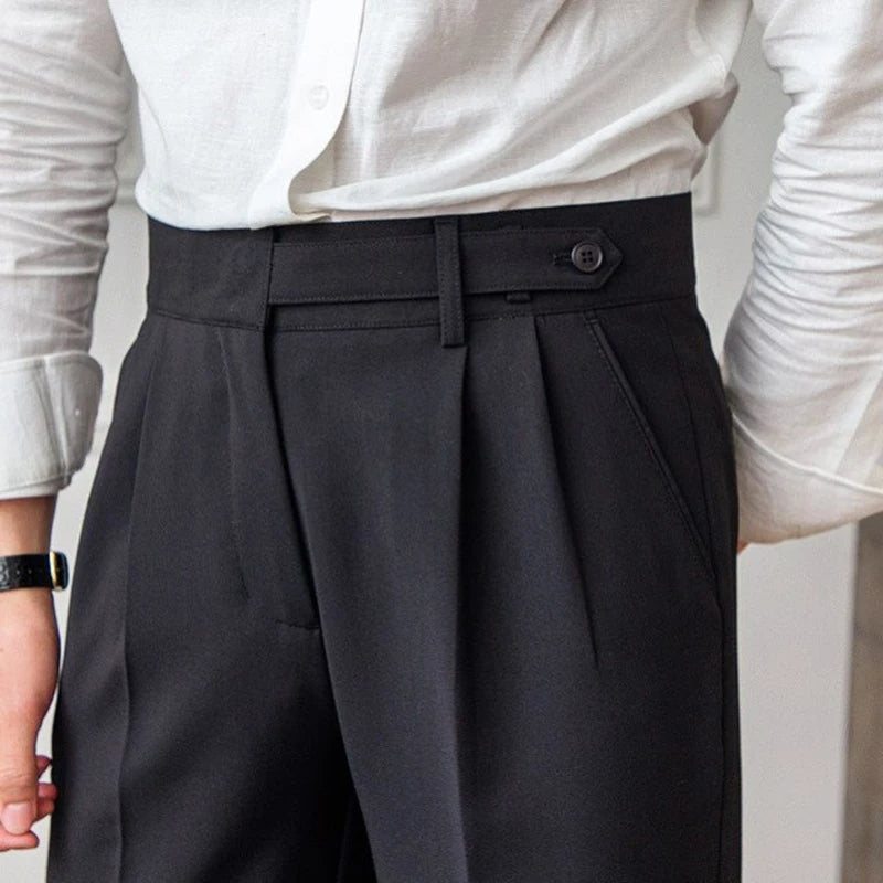 The Savile Pleated Pants for Men
