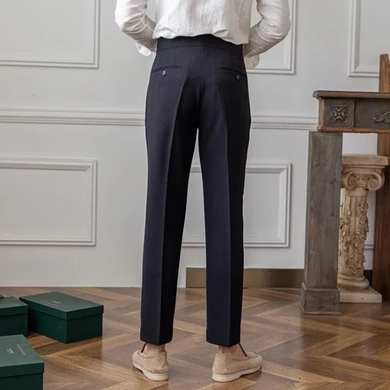 The Savile Pleated Pants for Men