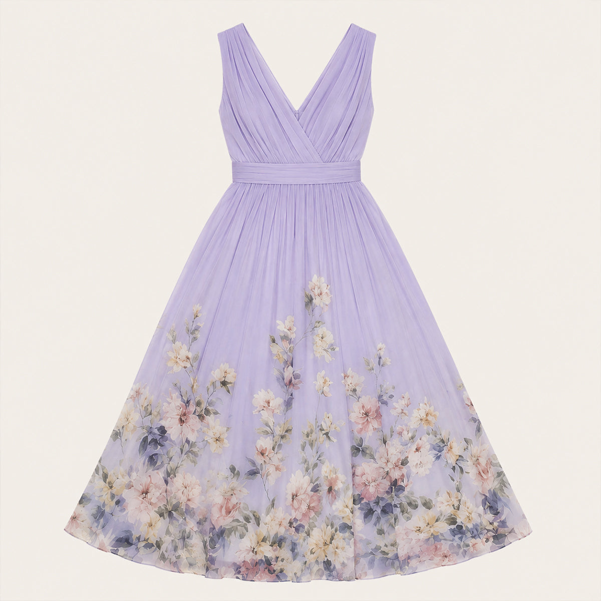 Floral Wedding Guest Maxi Dress