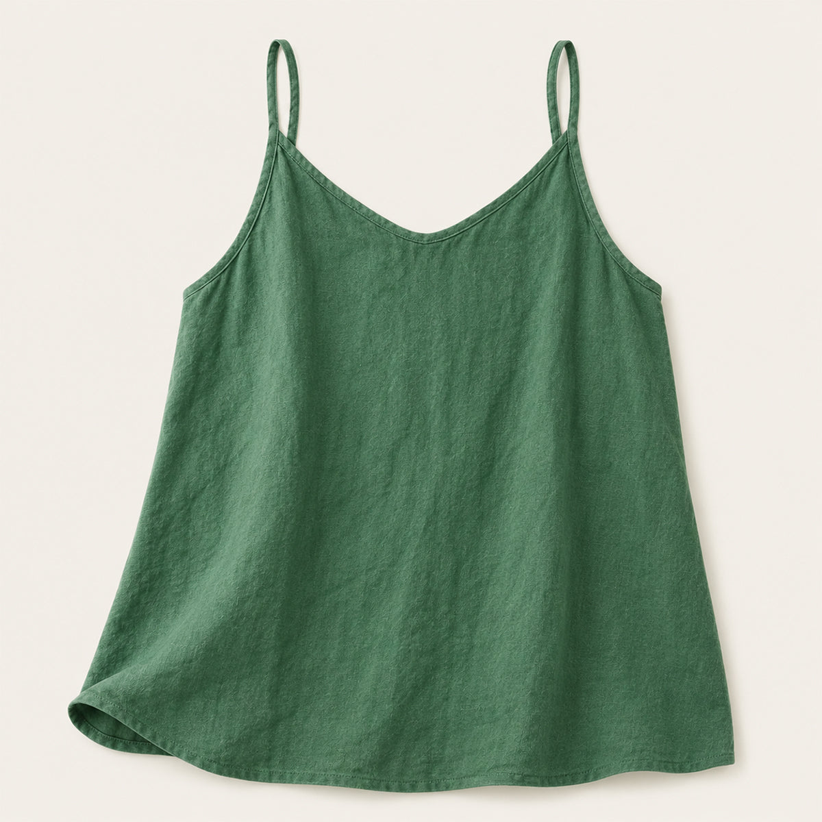Casual Linen V Neck Cami Top