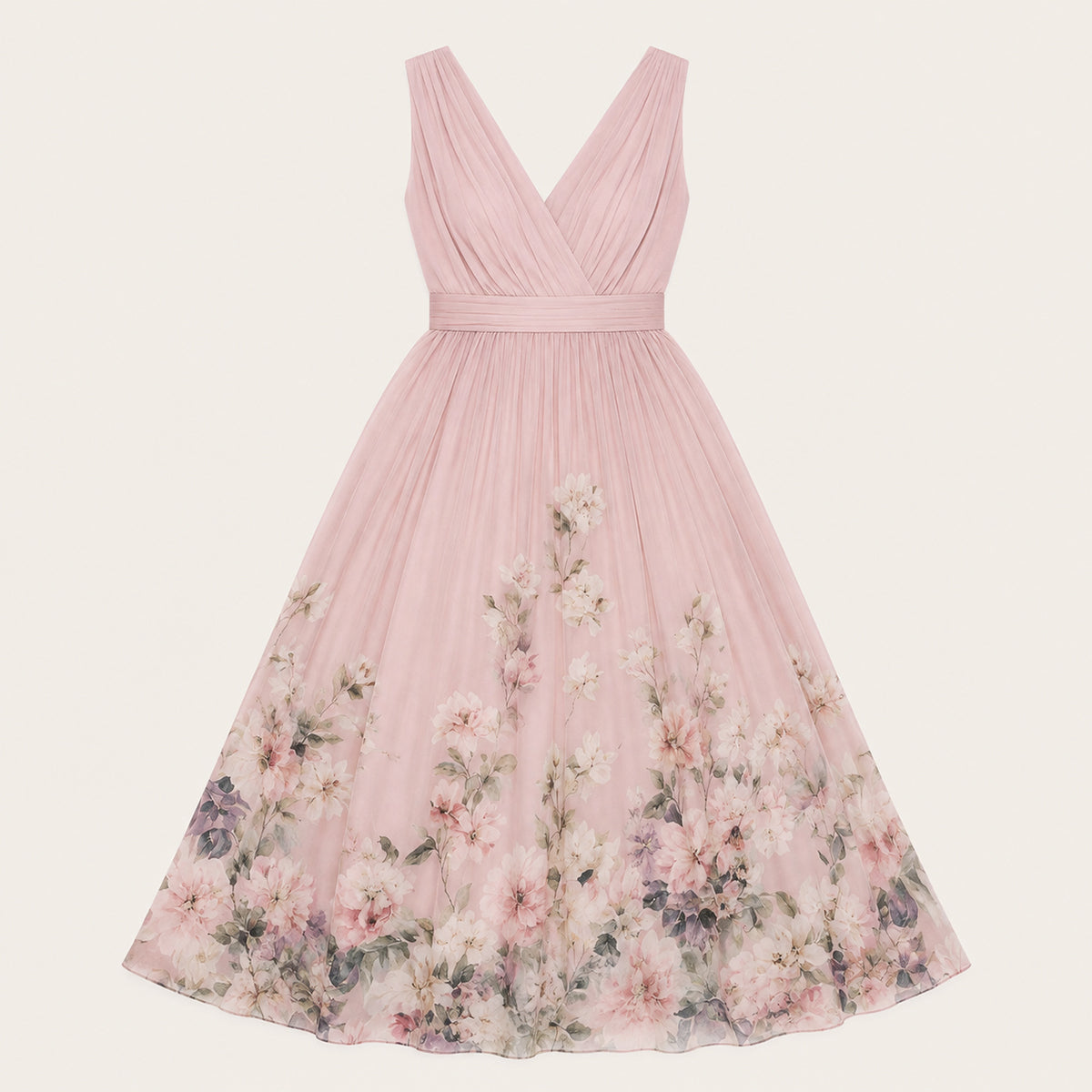 Floral Wedding Guest Maxi Dress