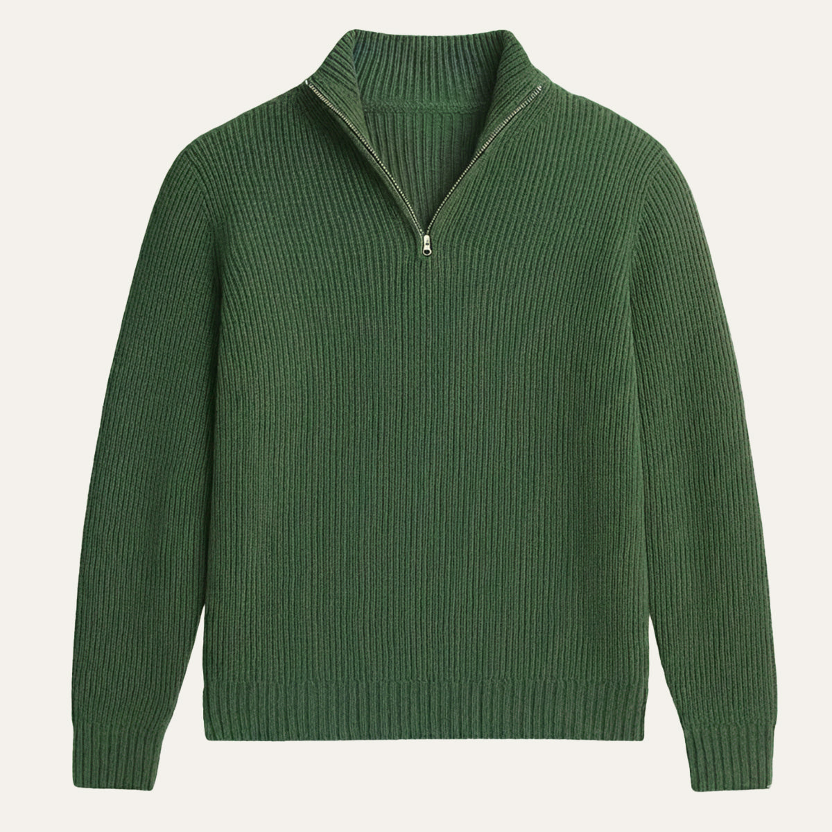 The Vicenza Men’s Soft Knit Cashmere Half Zip Sweater
