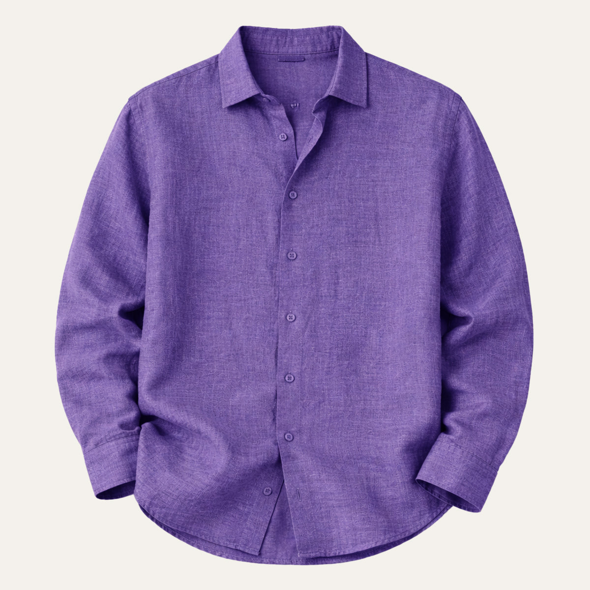 The Kensington Men’s Lightweight Loose Fit Linen Button Up Shirt
