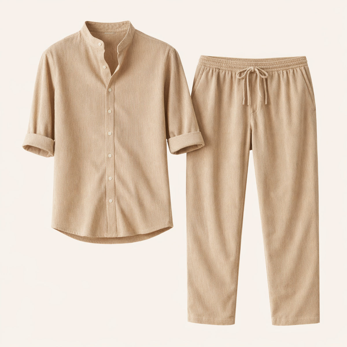 The Marble Arch Men’s Summer Casual Set – Shirt & Trousers