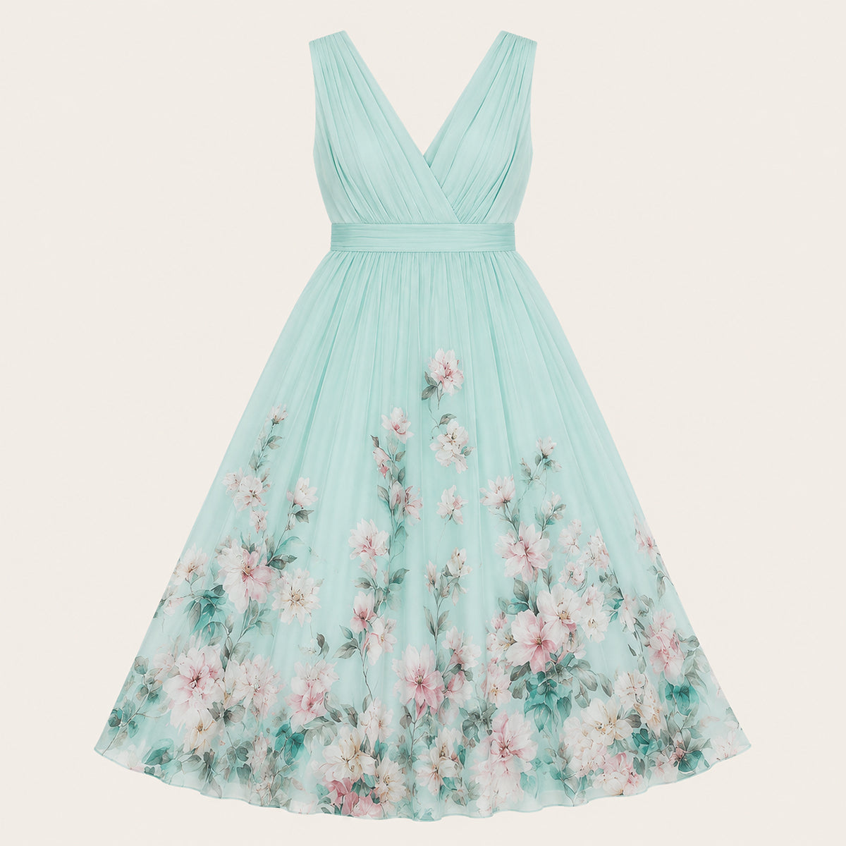 Floral Wedding Guest Maxi Dress