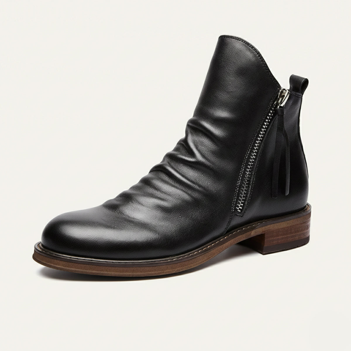 The Rue Honoré Men’s Leather Boots - Luxury Shoes