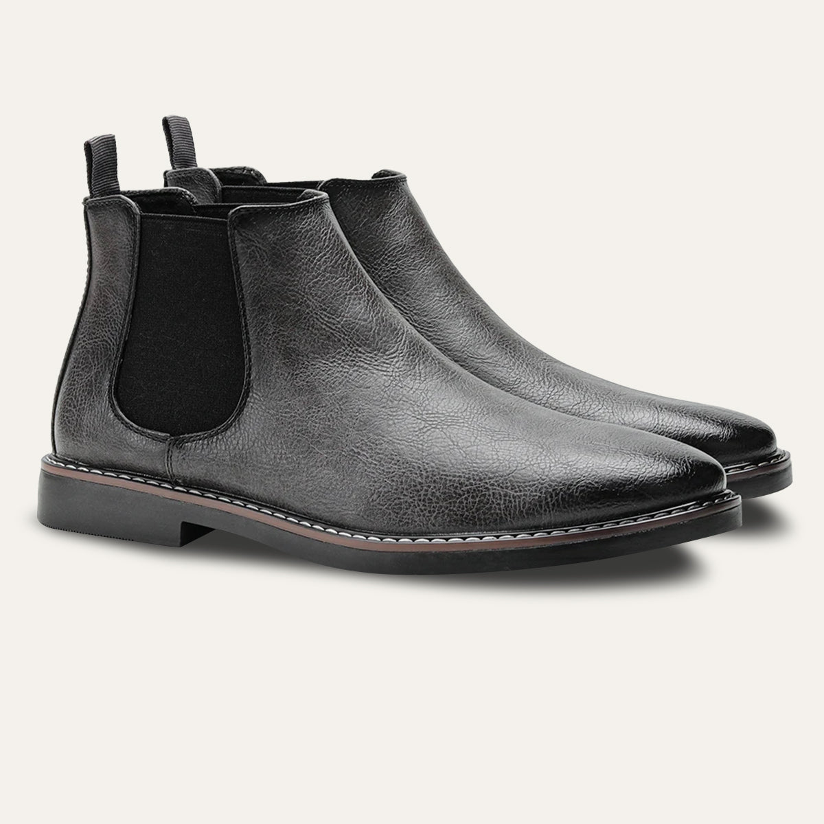 The Highlands Men's Durable Leather Chelsea Boots