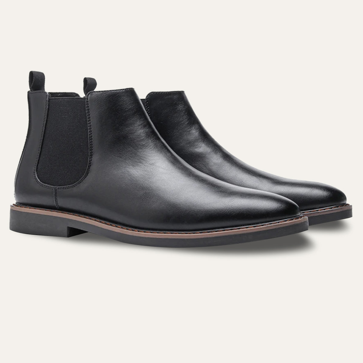 The Highlands Men's Durable Leather Chelsea Boots