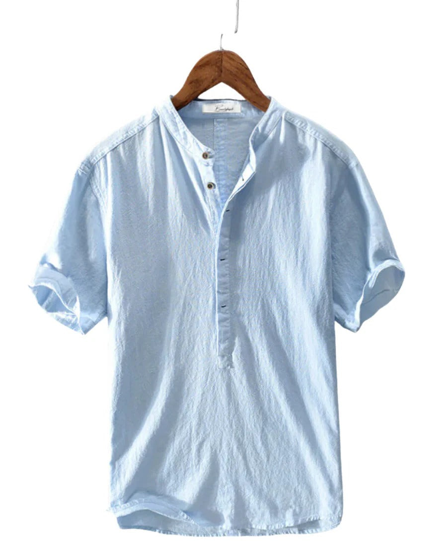 The Sonoma Men's Linen Collar Shirt