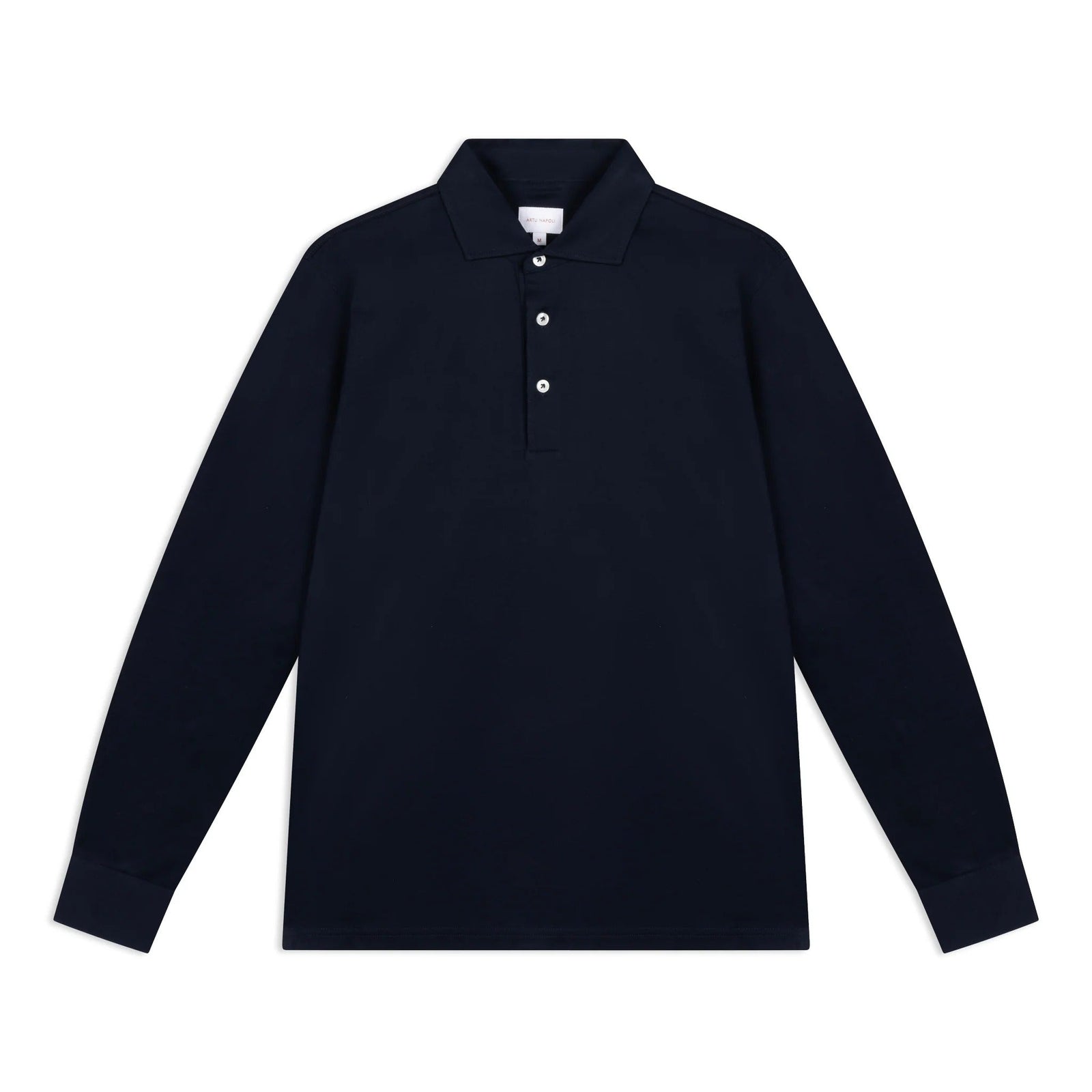 The Rodeo Drive Men's Smart Casual Cotton Polo Shirt - Navy Blue