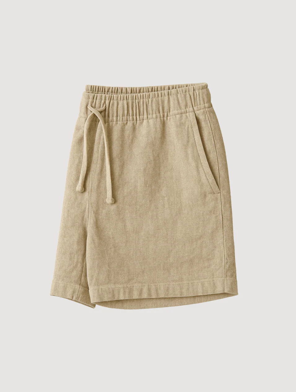 The Lisbon Men's Linen Old Money Beige Shorts
