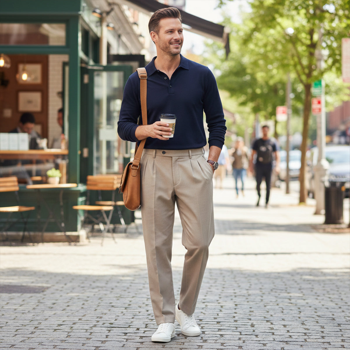 The Naples Men’s Loose Fit Breathable Linen Summer Pants