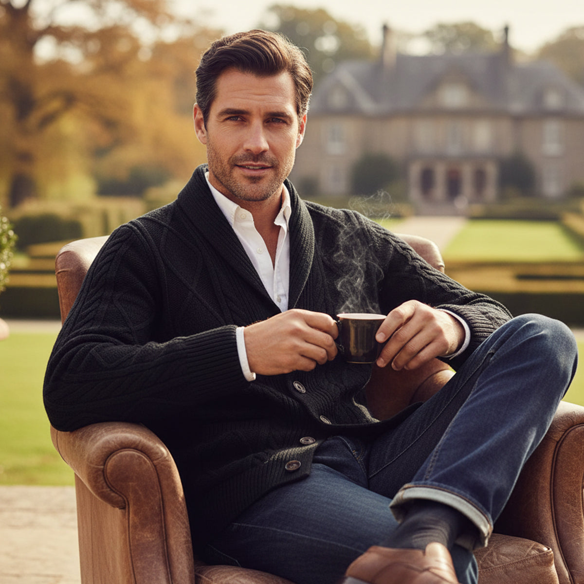 The Lanchester Cardigan for Men