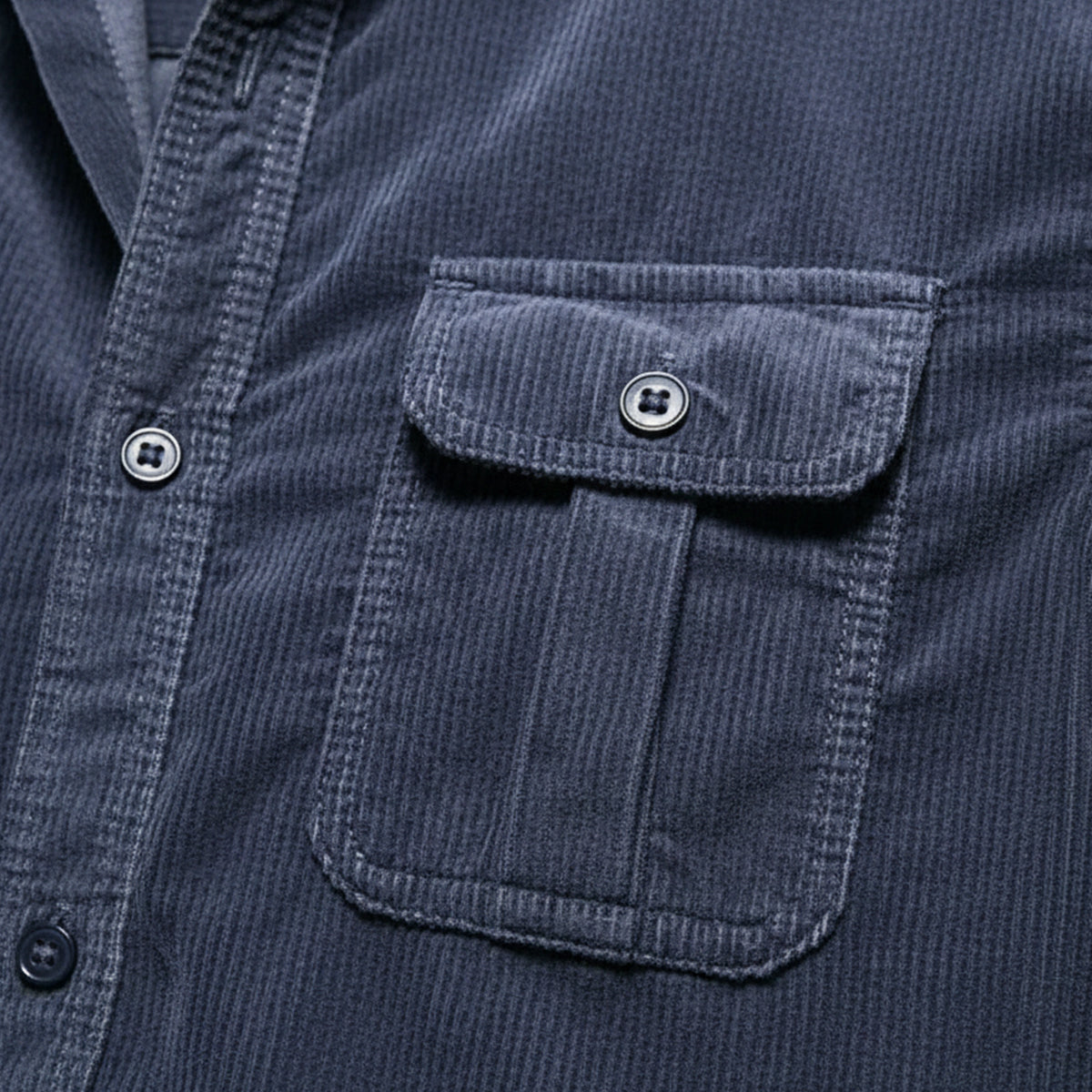 The Veneto Men’s Trendy Button Up Corduroy Shirt