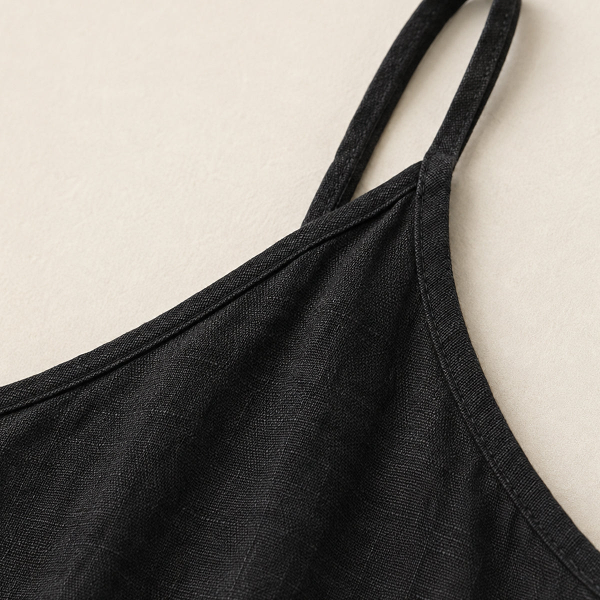 Casual Linen V Neck Cami Top