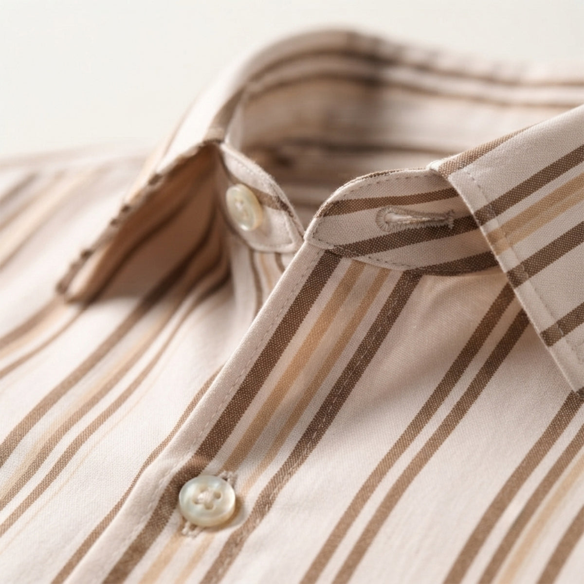 The Lecco Men’s Slim Fit Striped Business Dress Shirt